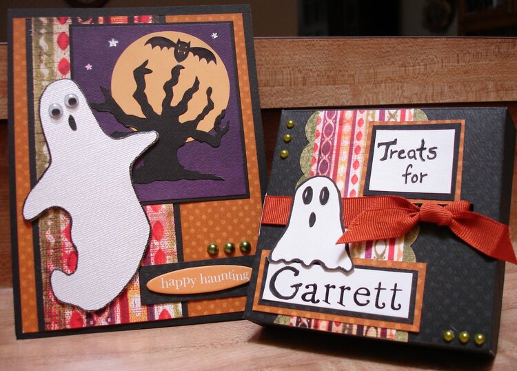 Garrett&#039;s card and treat box