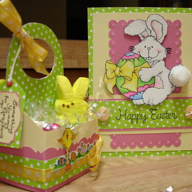 Grayson&#039;s Easter basket and card