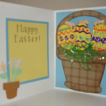 Inside Happy Easter card