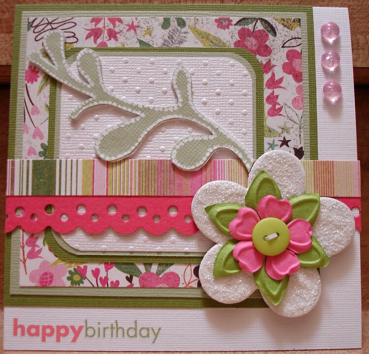 Pink, White, and Green B-day
