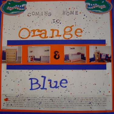 Coming Home to Orange and Blue