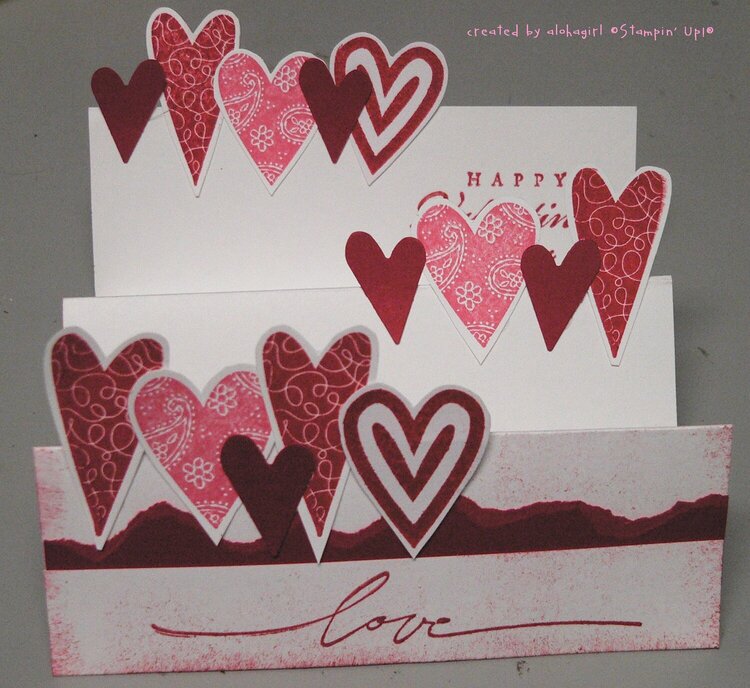 Folded Valentine&#039;s Day Card