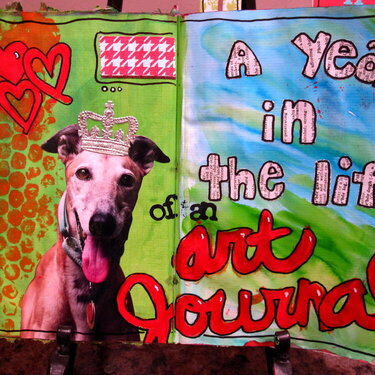 Title Page for &quot;A Year In The Life of an Art Journal&quot; Project