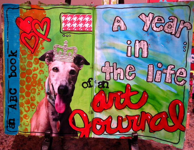 Title Page for &quot;A Year In The Life of an Art Journal&quot; Project