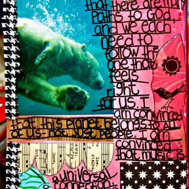 Art Journal Class - November 28th Page