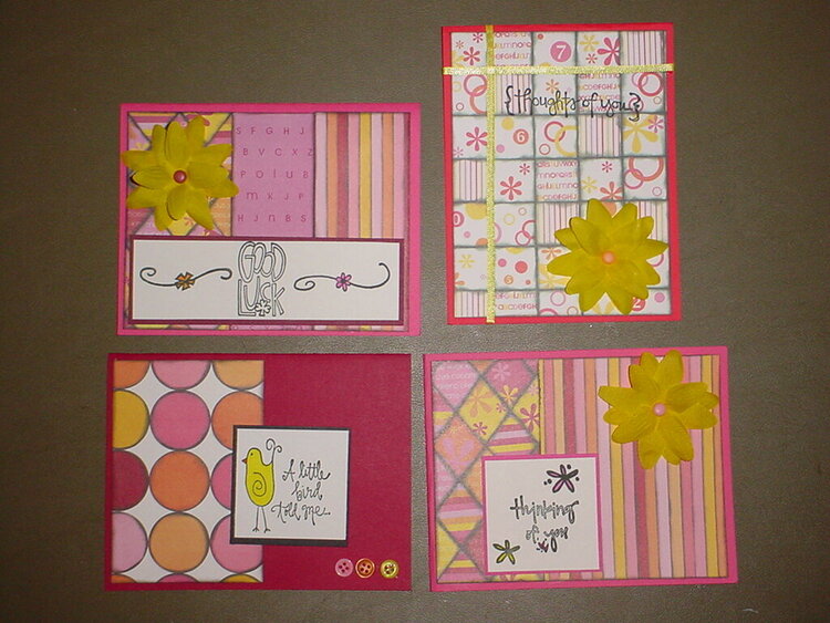 cards from scraps