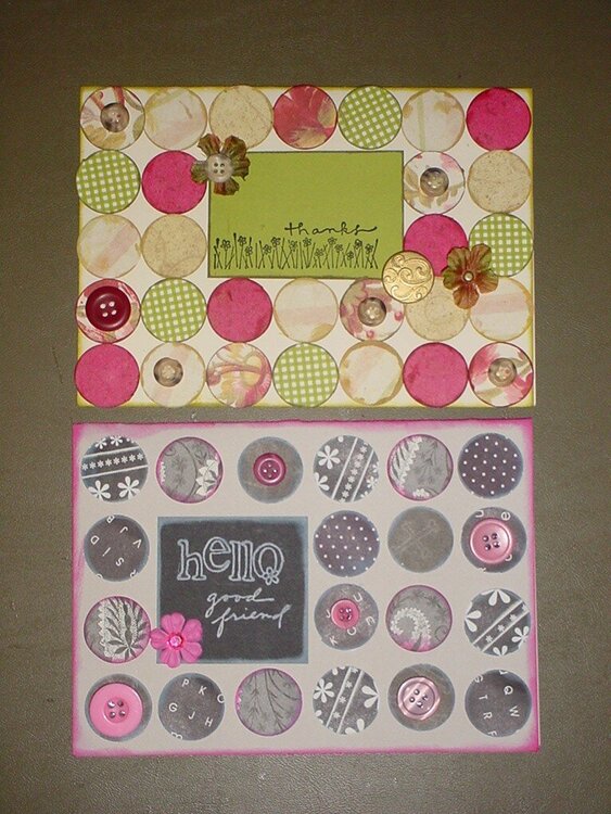 cards from scraps