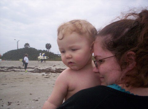 Mommy &amp; Zach Beach FL