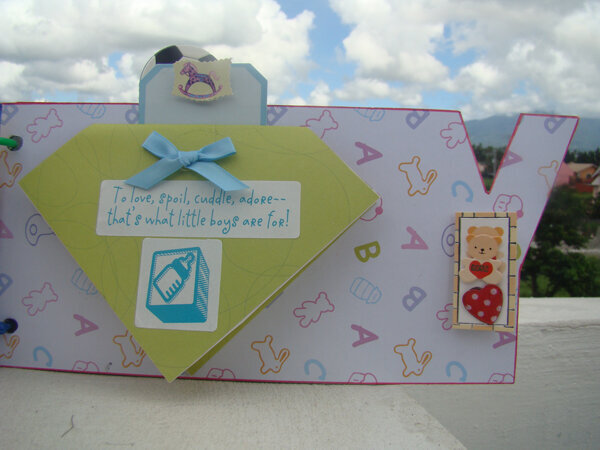 front of jewel flip card