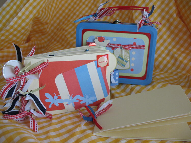 Summer Altered Mini Lunch Box