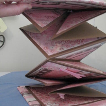 Origami OOAK album, inside