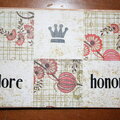 "Adore and Honor" card
