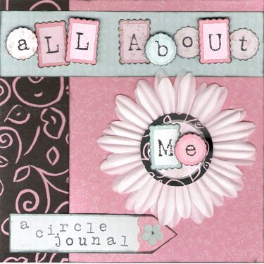 All About Me - Circle Journal Title Page