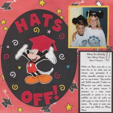 Hats Off ! (Disney Cruise)