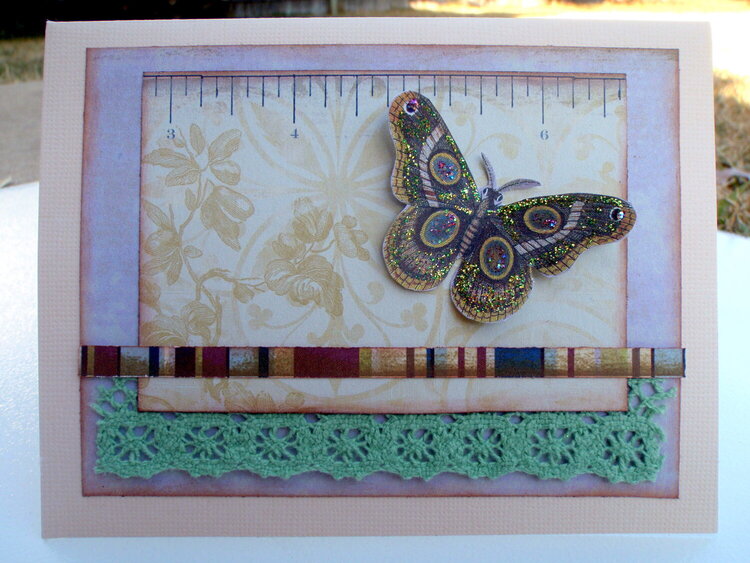 Butterfly Card **Scrap For A Cure***