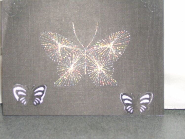 Stitched butterfly