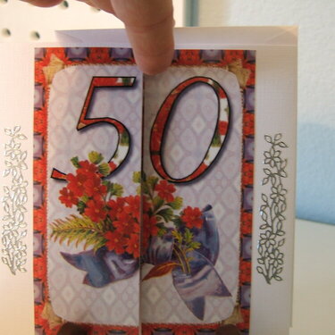 50th Birthday card for a co-worker