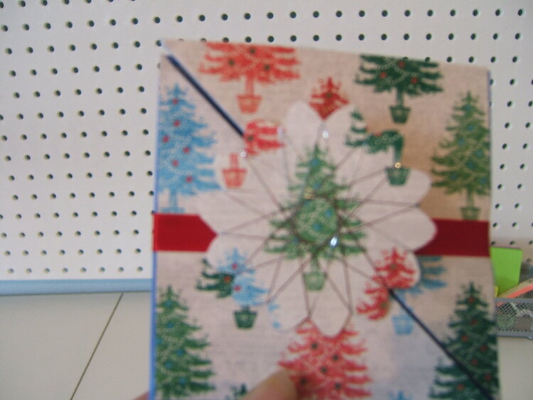 A trial type Christmas card using a different pattern