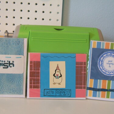 Cards from Donna McK, Card making mamas :)