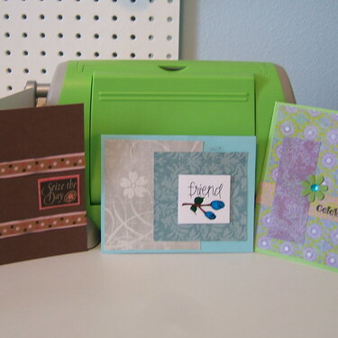 These are from April :)  Card making mamas