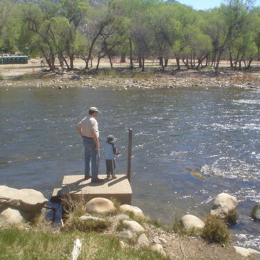 Joshua&#039;s  first time fishing