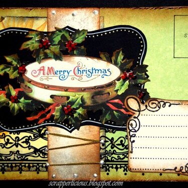 A Merry Christmas Mail Art