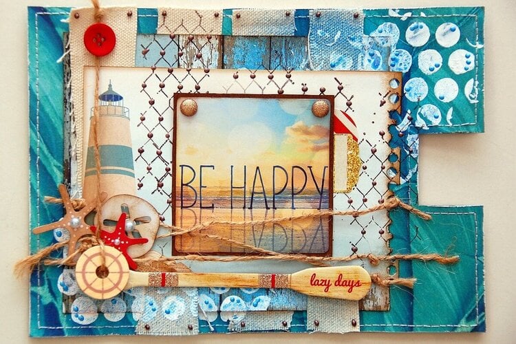 BE Happy Altered Envelope