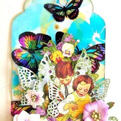 Hello Spring Acrylic Tag