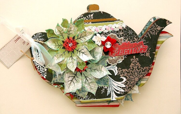 Holiday Greetings Teapot Mini Album