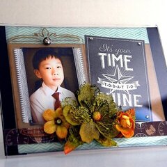 It's Your Time To Shine Altered Acrylic Frame