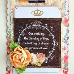 Our Wedding Acrylic Clipboard Decor