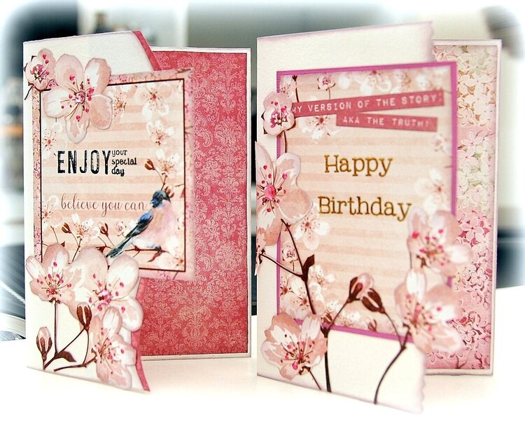 Pink Birthday Cards