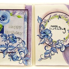Purple Birthday Cards