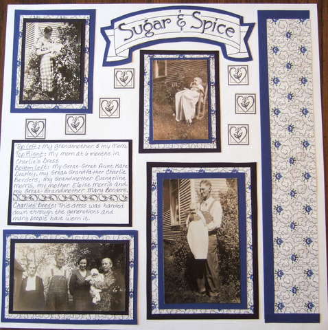 Sugar &amp; Spice - Mom's History - Page 2 of 2 Page Layout