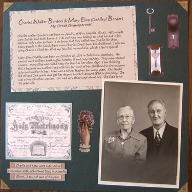 Great Grandparents - Mom&#039;s History - Page 1 of 2