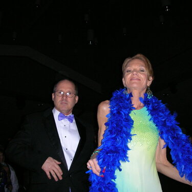 Benny and Ann juking at the ball