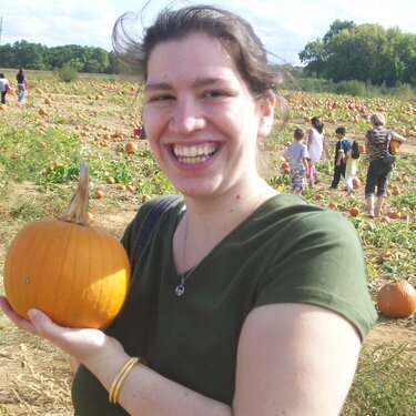 Me with the Perfect Pumpkin!