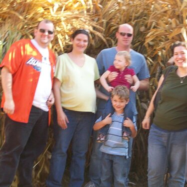Before Entering the Corn Maze (never to be seen again)