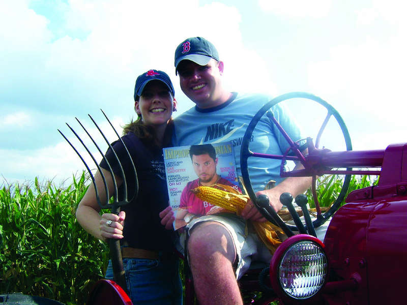 Shawn and me - tractor time!