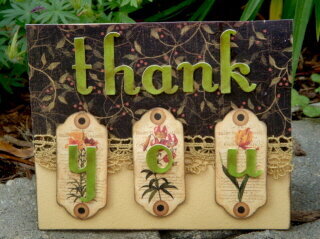 Thank You Card *GRAPHIC 45 CHA NEW RELEASE*