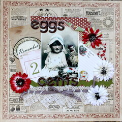 eggs 2 cents **Graphic 45 - Domestic Goddess**
