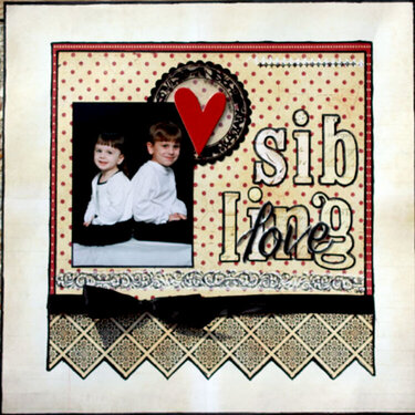 Sibling love *Graphic 45 - Fashionista*