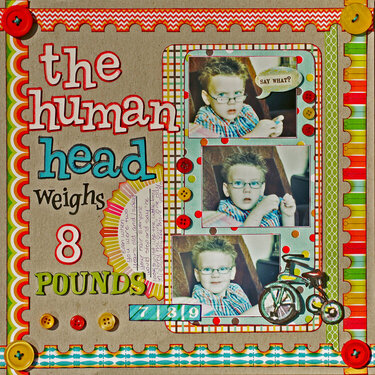 the human head weighs 8 pounds *Dreamgirls Challenge Blog*