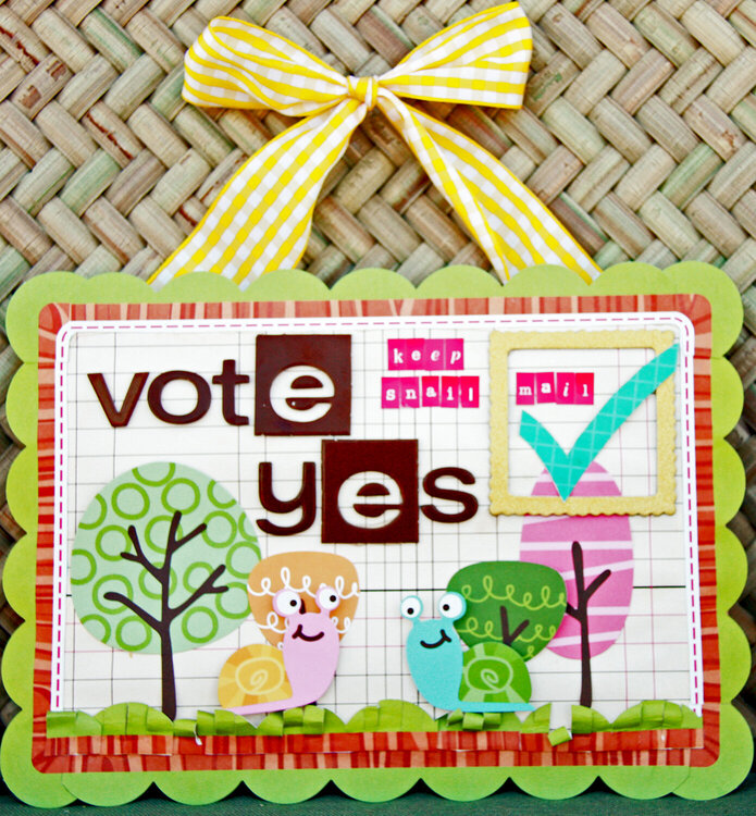 Vote YES Keep Snail Mail **My Little Shoebox Blog Hop 09/17/10**