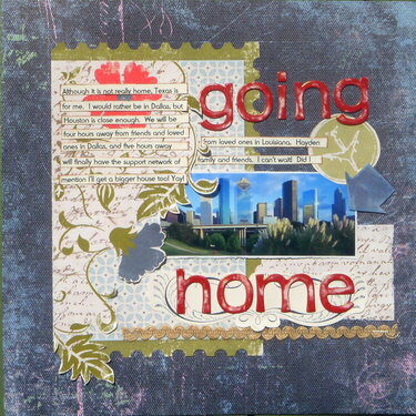 going home *A Million Memories July Kit*