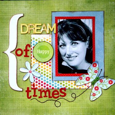 Dream of Happy Times *My Creative Scrapbook Sketch Challenge*