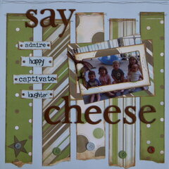 Say Cheese  May scraplift/sketch challenge