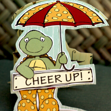 Cheer Up! Card {Nikki Sivils &quot;It&#039;s Raining It&#039;s Pouring&quot; CHA Release}