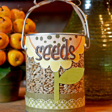 Sunflower Seed Container