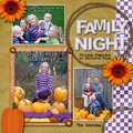 Family Night at the pumpking patch